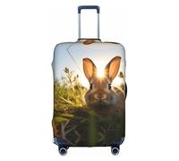 Hgvcse Custodia protettiva per valigie da viaggio, motivo: porcellini d'India, 45-81 cm, accessorio essenziale, bianco, grande, Bianco, Large