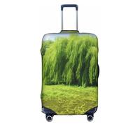 Hgvcse Custodia protettiva per valigie da viaggio Willow Tree, 45-81 cm, accessorio essenziale, bianco, M, Bianco, Medium