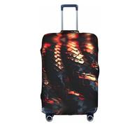 Hgvcse Travel 3D Snake Wallpaper1 - Copertura per valigia, 45-81 cm, accessorio essenziale per le vacanze, bianco, Small