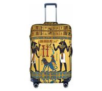 Hgvcse Travel Ancient Egypt Tribe Series - Copertura per valigia, 45-81 cm, accessorio essenziale, bianco, XL, Bianco, X-Large