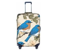 Hgvcse Travel Bluebird 03 - Copertura protettiva per valigia, 45-81 cm, accessorio essenziale per le vacanze, bianco, Small