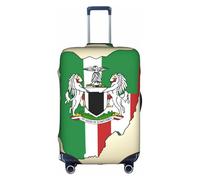 Hgvcse Travel Nigeria Bandiera Mappa Con Motivo Cavallo Copertura Dei Bagagli Protezione 45-81 Pollici Bagaglio Vacanza Accessori Essentials, Bianco, Medio, Bianco, Medium