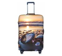 Hgvcse Travel Ocean Beach Cozze Perla Bagaglio Copertura Protezione 45-81 Pollici Bagagli Accessori Vacanze Essentials, Bianco, Grande, Bianco, Large