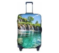 Hgvcse Travel Plitvice Lakes National Park copertura valigia Protector 45-81 cm bagagli vacanza accessorio essenziale, bianco, medio, Bianco, Medium