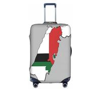 Hgvcse Travel State Of Palestine Flag Map 03 Copertura Bagagli Valigia Protector 45-81 Pollici Bagaglio Vacanza Accessori Essenziali, bianco, X-Large
