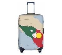 Hgvcse Travel The Composition Of Timor-Leste - Copertura per valigia, 45-81 cm, accessorio essenziale per le vacanze, bianco, Medium