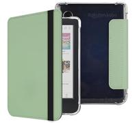 HGWALP Custodia compatibile con 6 "Kobo Clara Colour/Clara BW (2024) / Clara 2E (2022) rilasciato, cuoio PU Premium + TPU morbido trasparente copertura posteriore con sonno automatico/sveglia-GN