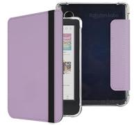 HGWALP Custodia compatibile con 6 "Kobo Clara Colour/Clara BW (2024) / Clara 2E (2022) rilasciato, cuoio PU Premium + TPU morbido trasparente copertura posteriore con sonno automatico/sveglia-PL