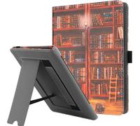 HGWALP Custodia universale per 6-7 pollici eReaders, Folio Stand Cover con cinturino compatibile con Kindle Paperwhite/Colorsoft/Kobo/Tolino/Pocketbook/Sony 6" 6.8" 7" E-Book Reader-LBY