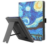 HGWALP Custodia universale per 6-7 pollici eReaders, Folio Stand Cover con cinturino compatibile con Kindle Paperwhite/Colorsoft/Kobo/Tolino/Pocketbook/Sony 6" 6.8" 7" E-Book Reader-SS