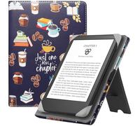 HGWALP Custodia universale per 6-7 pollici eReaders, Folio Stand Cover con cinturino compatibile con Kindle Paperwhite/Colorsoft/Kobo/Tolino/Pocketbook/Sony 6" 6.8" 7" E-Book Reader-JOMC