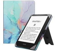 HGWALP Custodia universale per 6-7 pollici eReaders, Folio Stand Cover con cinturino compatibile con Kindle Paperwhite/Colorsoft/Kobo/Tolino/Pocketbook/Sony 6" 6.8" 7" E-Book Reader-MBBL