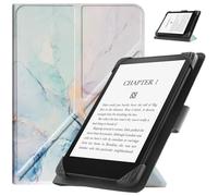 HGWALP Custodia universale per 6.8-7 pollici eReaders, sottile PU Custodia Cover con supporto compatibile con 6.8 pollici 7 pollici Kindle Paperwhite/Kobo/Voyaga/Lenovo/Sony eReaders-Mable Blue