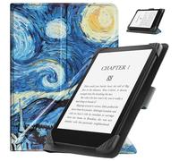 HGWALP Custodia universale per 6.8-7 pollici eReaders, sottile PU Custodia Cover con supporto compatibile con 6.8 pollici 7 pollici Kindle Paperwhite/Kobo/Voyaga/Lenovo/Sony eReaders-Starry Sky
