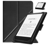 HGWALP Custodia universale per 6.8-7 pollici eReaders, sottile PU Custodia Cover con supporto compatibile con 6.8 pollici 7 pollici Kindle Paperwhite/Kobo/Voyaga/Lenovo/Sony eReaders-Black
