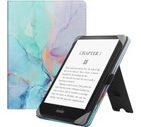 HGWALP Custodia universale per 6 pollici Paperwhite eReaders, Folio Stand Cover con cinturino compatibile con Kindle Paperwhite/Kobo/Tolino/Pocketbook/Sony 6 pollici E-Book Reader-Marble Blue