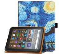 HGWALP Custodia universale per 7 pollici 8 pollici Tablet, Stand Folio Custodia universale Copertura protettiva per 7 "8" Tablet, con fissaggio regolabile Silicone Band e supporto-SS