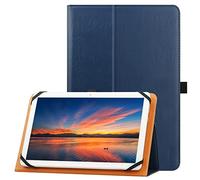 HGWALP Custodia universale per tablet da 9" -11" pollici, Folio Custodia protettiva universale per tablet da 9",9.7",10", 10.1", 10.5", 11",con cinturino a mano e funzione stand-Marina