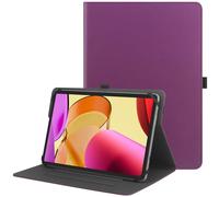HGWALP Custodia universale per Tablet da 9-11 pollici，Multi-Viewing Angles PU Leather Stand Folio Cover con Porta Penna per 9 "10.1" 10.5 "11" Touch screen Tablet-Purple