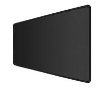 HGWALP Grande Tappetino per mouse da gioco, tappetino per mouse esteso con bordi cuciti, (31.5 x 11.8 IN), resistente antiscivolo in gomma naturale base, pad tastiera lavabile,Nero