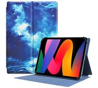 HGWALP Slim Universal Tablet Custodia 9 "-11" pollici, Folio Custodia protettiva per 9" 9.7" 10 "10.1" 10.5" 11" Tablet con angoli di visione multipli e design del foro della fotocamera-Blue Sky