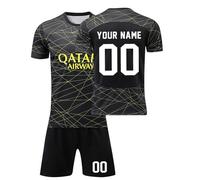 HGWOPGASD 24/25/26 Maglie Home & Away Kit da calcio personalizzati Pantaloncini+magliette per bambini 2 set Kit da calcio per adulti A14