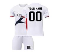 HGWOPGASD 24/25/26 Maglie Home & Away Kit da calcio personalizzati Pantaloncini+magliette per bambini 2 set Kit da calcio per adulti A04
