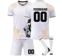 HGWOPGASD 25/26 Maglia Home & Away Kit calcio personalizzato Bambini Pantaloncini+Magliette+Calzettoni 3 Set Kit calcio per adulti A06