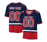 HGWOPGASD Maglia da Football Americano Personalizzata, Donna/Giovane/Uomo, Maglia Personalizzata, Cuciture Personalizzate, Nome e Numero Stampati Uniforme Sportiva A09