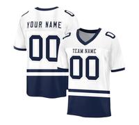 HGWOPGASD Maglia da Football Americano Personalizzata, Donna/Giovane/Uomo, Maglia Personalizzata, Cuciture Personalizzate, Nome e Numero Stampati Uniforme Sportiva A13