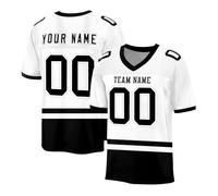HGWOPGASD Maglia da Football Americano Personalizzata, Donna/Giovane/Uomo, Maglia Personalizzata, Cuciture Personalizzate, Nome e Numero Stampati Uniforme Sportiva A21