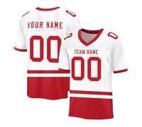 HGWOPGASD Maglia da Football Americano Personalizzata, Donna/Giovane/Uomo, Maglia Personalizzata, Cuciture Personalizzate, Nome e Numero Stampati Uniforme Sportiva A20