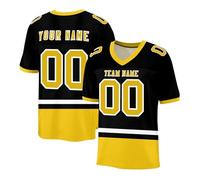 HGWOPGASD Maglia da Football Americano Personalizzata, Donna/Giovane/Uomo, Maglia Personalizzata, Cuciture Personalizzate, Nome e Numero Stampati Uniforme Sportiva A03