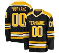 HGWOPGASD Maglia da Hockey Personalizzata, Pullover a Maniche Lunghe, Regali Personalizzati per i Tifosi di Hockey per Uomini e Donne A09