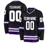 HGWOPGASD Maglia da Hockey Personalizzata, Pullover a Maniche Lunghe, Regali Personalizzati per i Tifosi di Hockey per Uomini e Donne A13