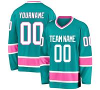 HGWOPGASD Maglia da Hockey Personalizzata, Pullover a Maniche Lunghe, Regali Personalizzati per i Tifosi di Hockey per Uomini e Donne A41