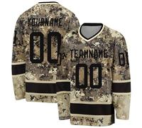 HGWOPGASD Maglia da Hockey su Ghiaccio Personalizzata Maglia da Hockey a Manica Lunga Stampata Personalizzabile Abbigliamento per Appassionati di Hockey su Ghiaccio Uomini Donne Giovani A16
