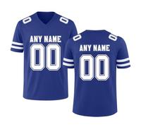 HGWOPGASD Maglie da Rugby Personalizzate con Nome e Numero Maglietta Personalizzata per Adulti e Bambini A03