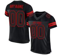 HGWOPGASD Maglie da Rugby Personalizzate con Nome e Numero per Adulti, Ragazzi e Bambini in età prescolare, Maglie da Football Americano Personalizzate, Maglia a Maniche Corte B06