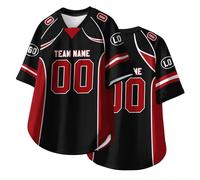 HGWOPGASD Maglie da Rugby Personalizzate con Nome, Numero e Logo per Adulti, Ragazzi e Bambini in età prescolare, Maglie da Football Americano Personalizzate, Maglia a Maniche Corte A31