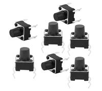 HGY Ailao Interruttori A Pulsante Touch,Kit Assortito da 100 Interruttori Tattili,Momentaneo Tattile Interruttore di Pulsante Mini Micro Tact Switch Accessorio 6 X 6 X 7mm…