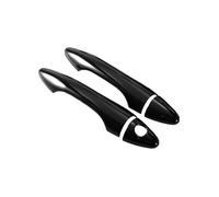 HGYFS5 Adesivo Antigraffio Compatibile con Hyundai Accent RB 2011-2018 Coprimaniglia Esterno a Foro Singolo Pellicola Protettiva Anti-Graffio(2 doors bright black)