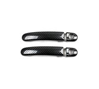 HGYFS5 Adesivo Antigraffio Compatibile Con Maggiolino 2003-2011 Fascie Cromate Per Maniglie Porte Pellicola Protettiva Anti-Graffio(Double-hole carbon fiber pattern)