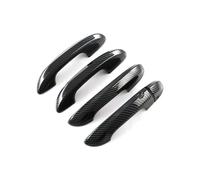HGYFS5 Adesivo Antigraffio Compatibile Con MG Mulan MG4 2022-2024 Destra CopriScanalatura Monoforo 1 Sensore Anti-Graffio Per Maniglia Porta(Modello in fibra di carbonio)