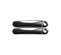 HGYFS5 Adesivo Antigraffio Compatibile Con TT 8J Coupé 2007-2014 Accessori Anti-Graffio Per Maniglia Porta Con Scodella Decorativa Per Modelli Due Porte(Double-hole carbon fiber pattern)