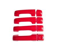 HGYFS5 Adesivo Antigraffio Copri Maniglia Porta Anti-graffio Per Dodge RAM TRUCKS 2023, Con Foro Singolo, Accessorio Di Protezione Per Quattro Porte(Bright red*8)