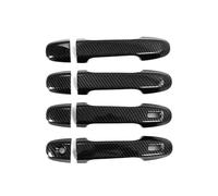 HGYFS5 Adesivo Antigraffio Copri Maniglia Porta Anti-graffio Per Subaru Crosstrek 2024, Con Foro Singolo, Accessorio Di Aggiornamento(Dual smart carbon fiber pattern)