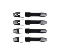 HGYFS5 Adesivo Antigraffio Copri Maniglia Porta Anti-graffio Per Toyota Yaris Cross 2023-2024, Con Foro Singolo, Accessorio Di Protezione(Bright black-right-hand drive)