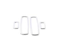 HGYFS5 Adesivo Antigraffio Copri Maniglia Porta E Protezione Per Vano Porta Di Cherokee 2014-2018, Accessori Interni Ed Esterni(Armrests A-bright silver)