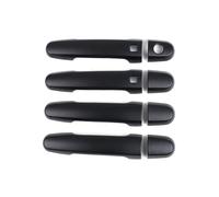 HGYFS5 Adesivo Antigraffio Copri Maniglia Porta Per Toyota Kluger Highlander XU20 2001-2007, Con Foro Singolo, Accessorio Esterno(Dual smart matte black)